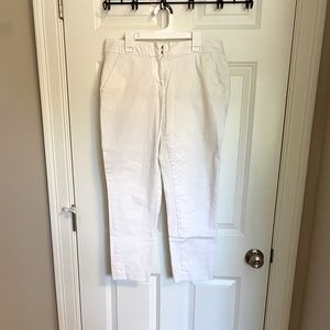 TH white ankle pants